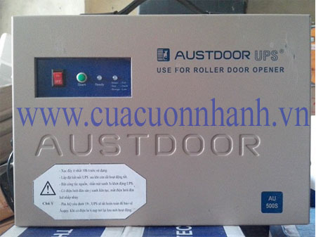 Bình lưu điện cửa cuốn AustDoor